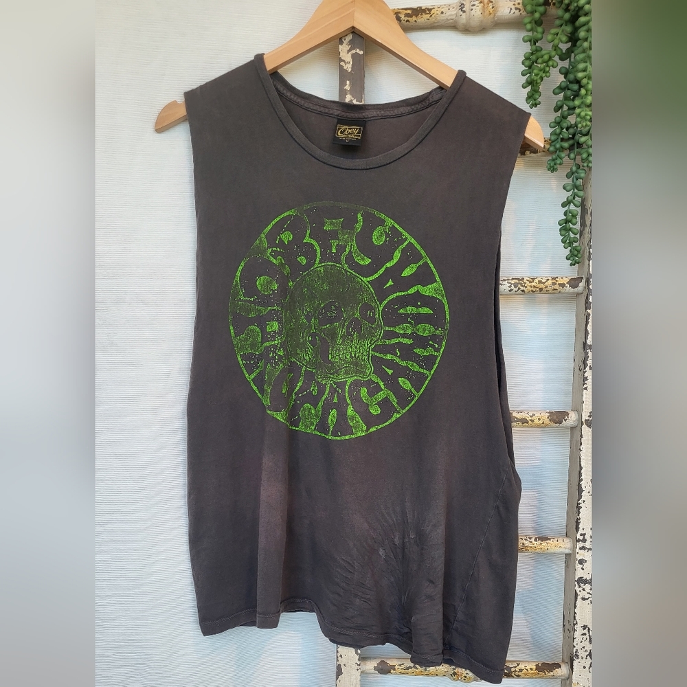 Obey graphic tank